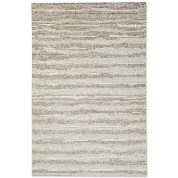 Waved Hand Tufted Woollen Rug