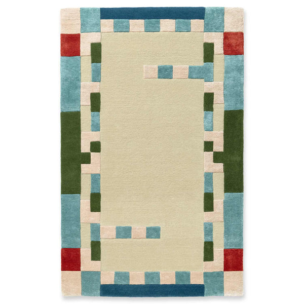 Kulfi Hand Tufted Woollen And Viscose Rug