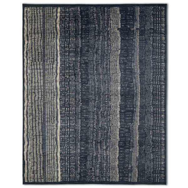 Tapered Hand Knotted Woollen Rug By Abraham & Thakore