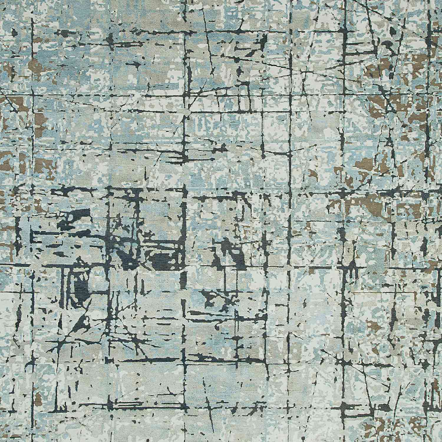Enclavee Hand Knotted Woollen And Viscose Rug
