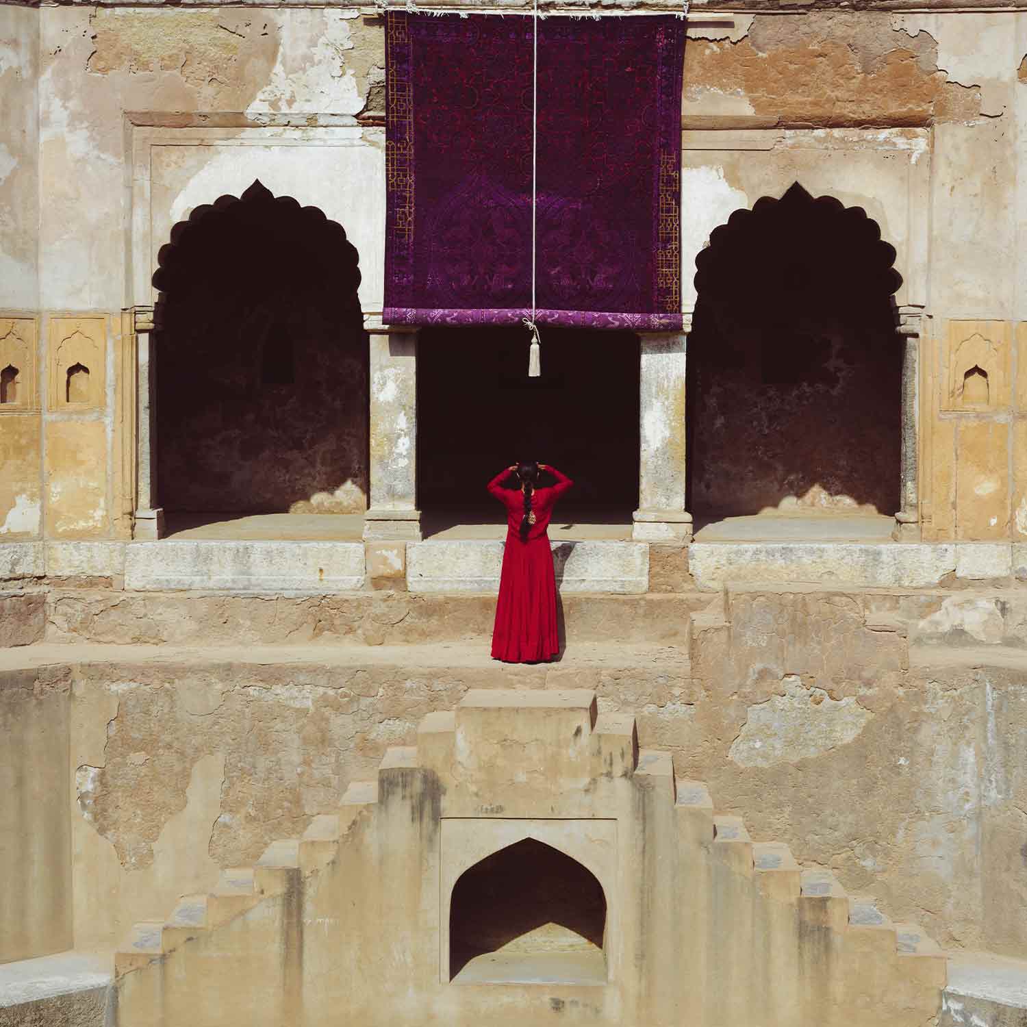 Amethyst Floral Hand Knotted Woollen And Viscose Rug