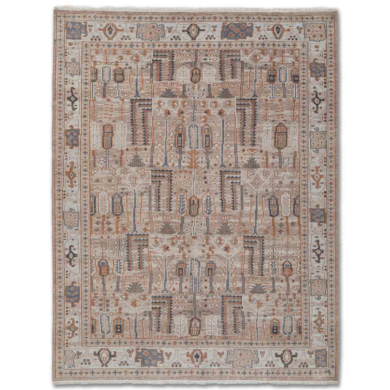 Logan Hand Knotted Woollen Rug