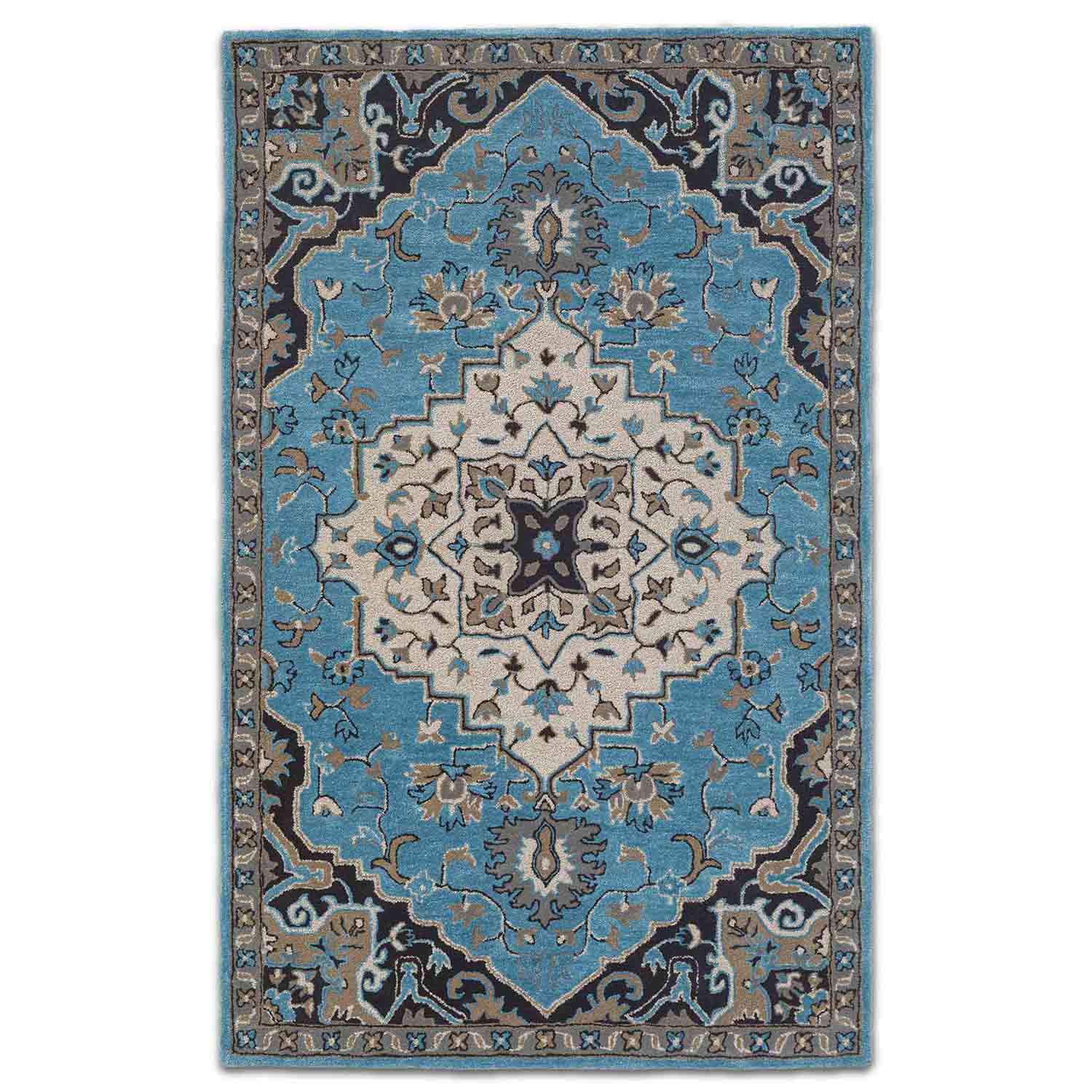Heriz Ruga Hand Tufted Woollen Rug