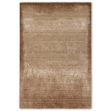 Cinnamon Hand Knotted Woollen And Silk Rug