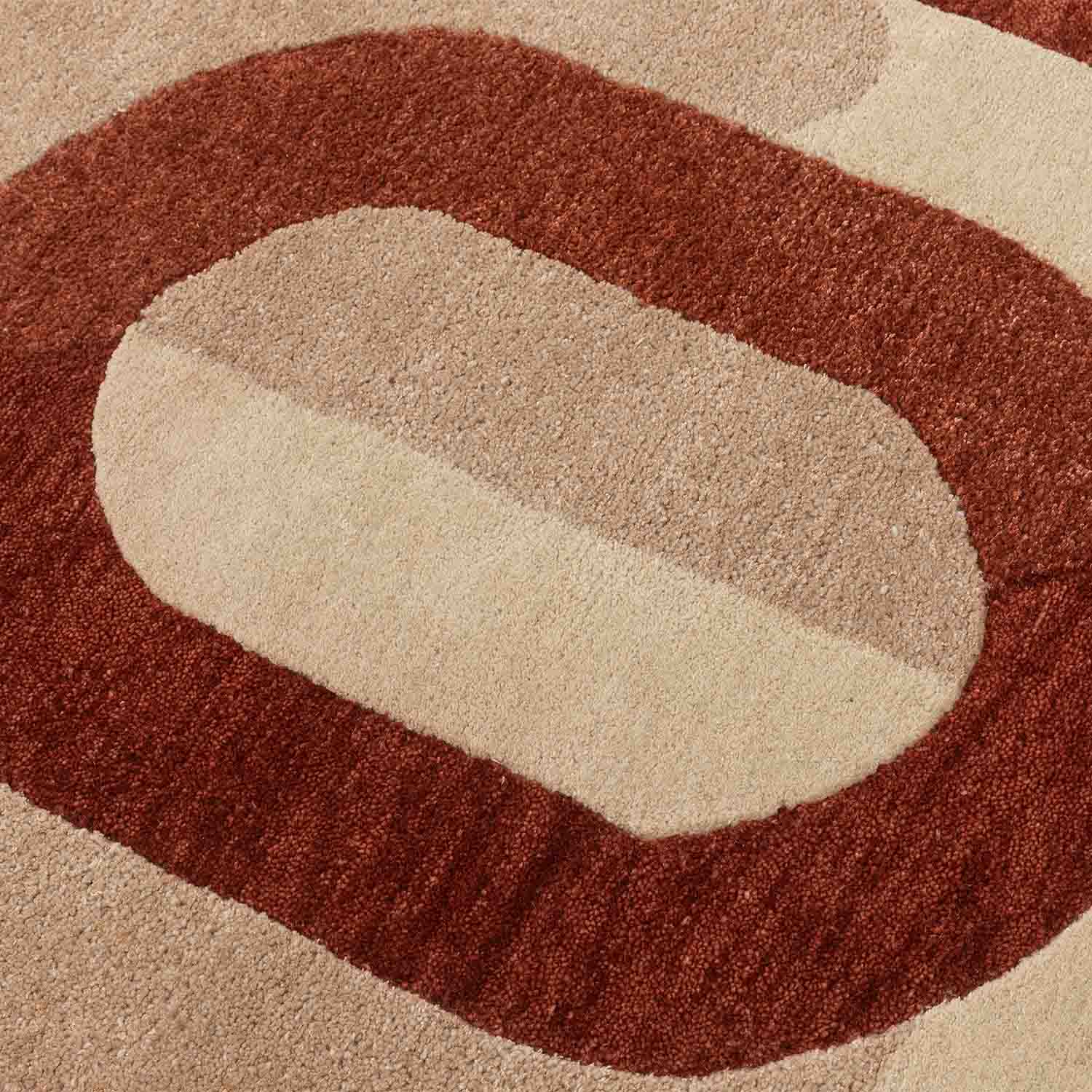 Gola Hand Tufted Woollen And Viscose Rug
