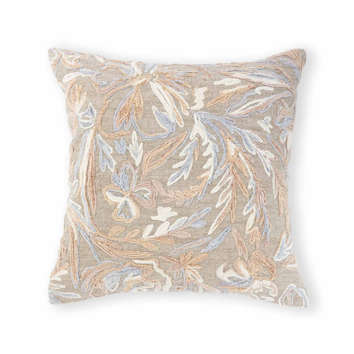 Cotton Embroidered Cinnabon Cushion Cover