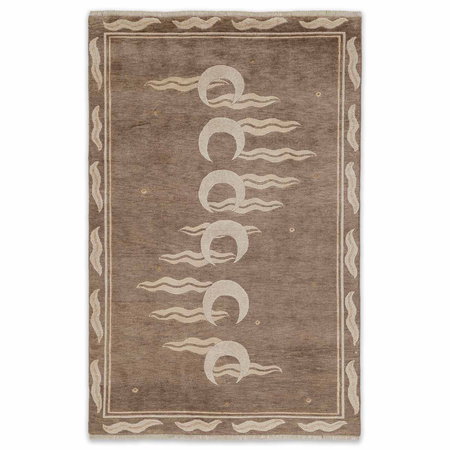 Chandmani Hand Knotted Woollen Rug