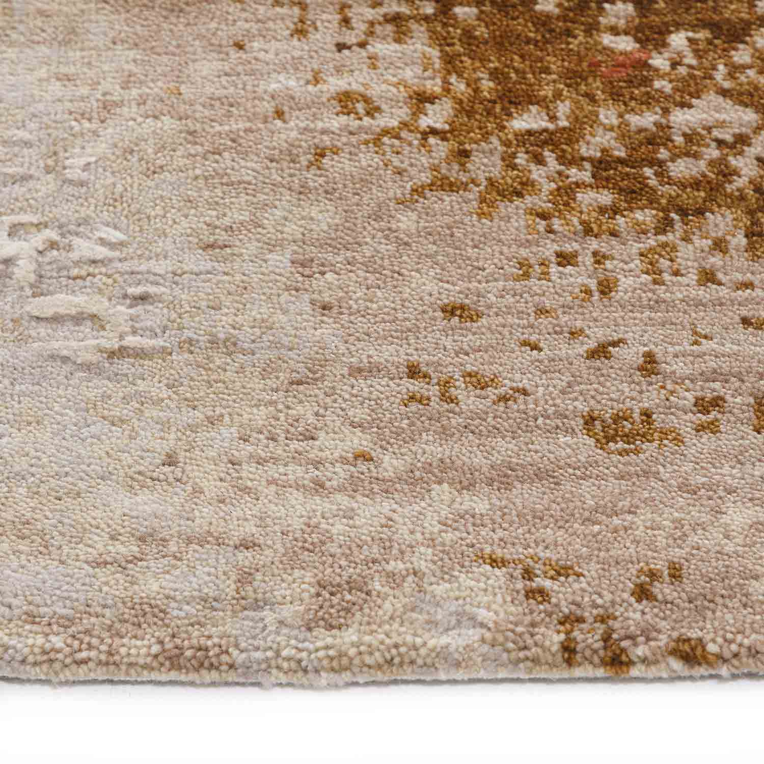 Sienna Hand Knotted Woollen And Silk Rug