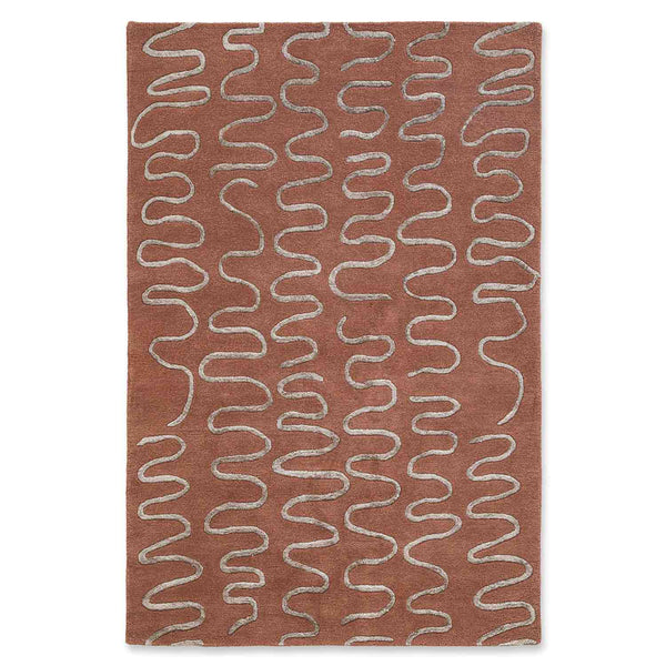 Roux Hand Tufted Woollen And Viscose Rug