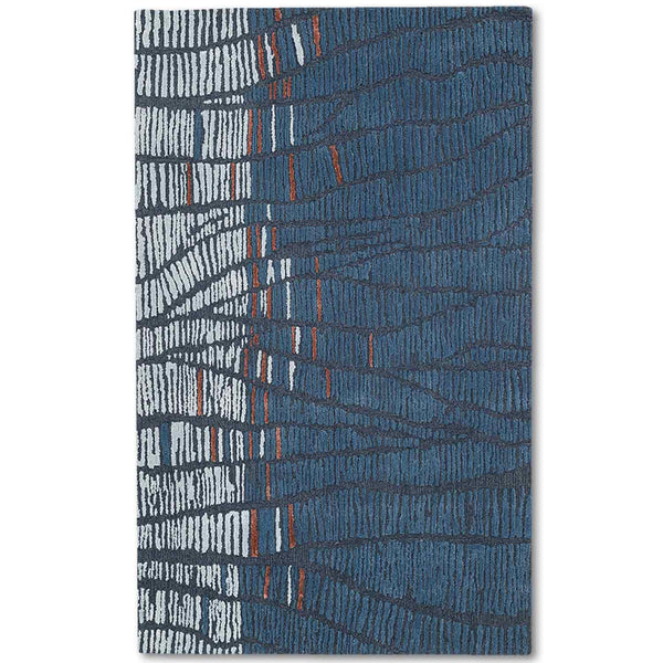 Moswen Hand Tufted Woollen And Viscose Rug