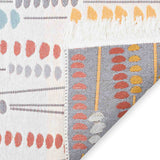 Cave Paint Recycled Cotton Printed Reversible Kilim