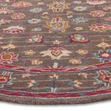 Blossom-L Hand Tufted Woollen Round Rug