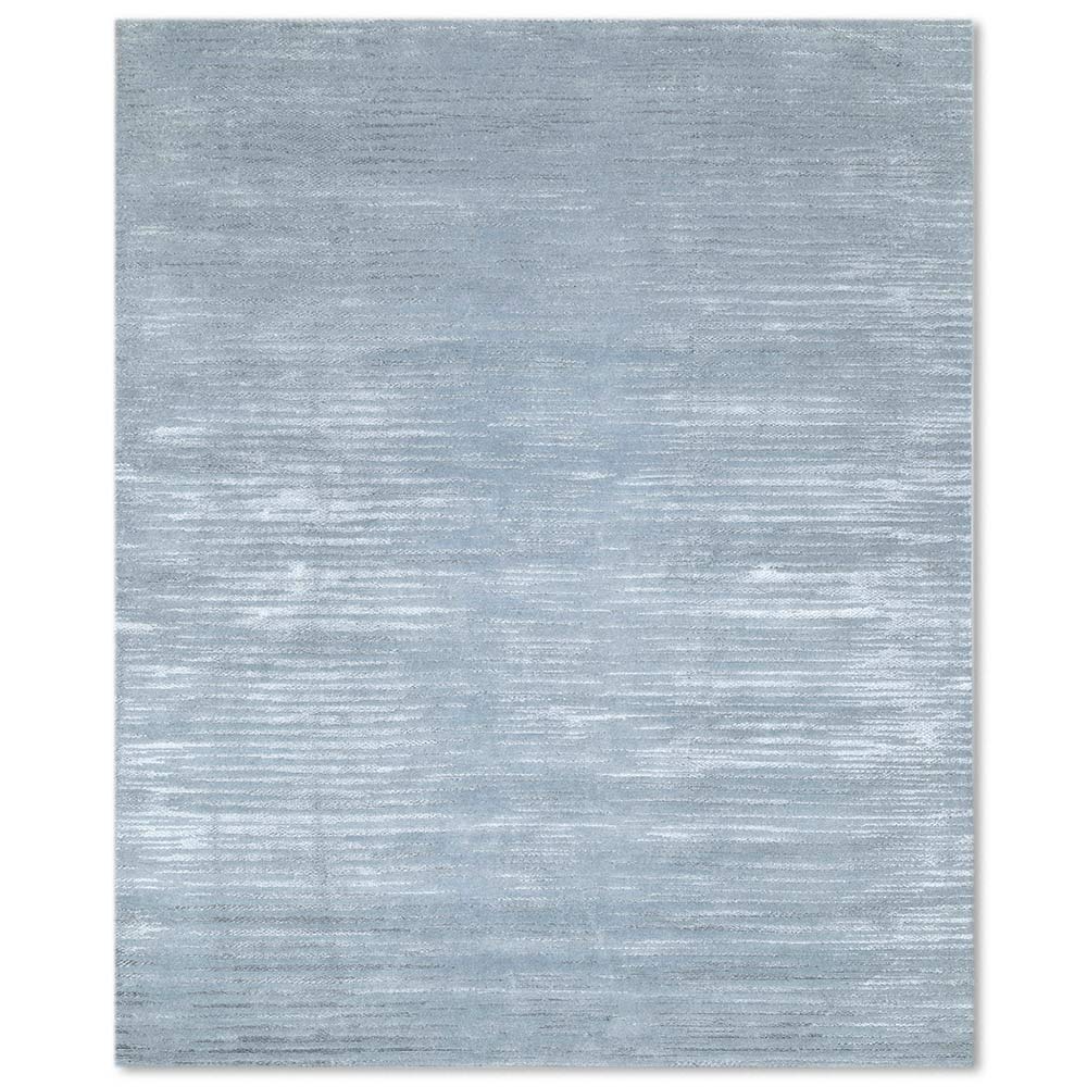 Tsomo-K Hand Knotted Woollen And Viscose Rug