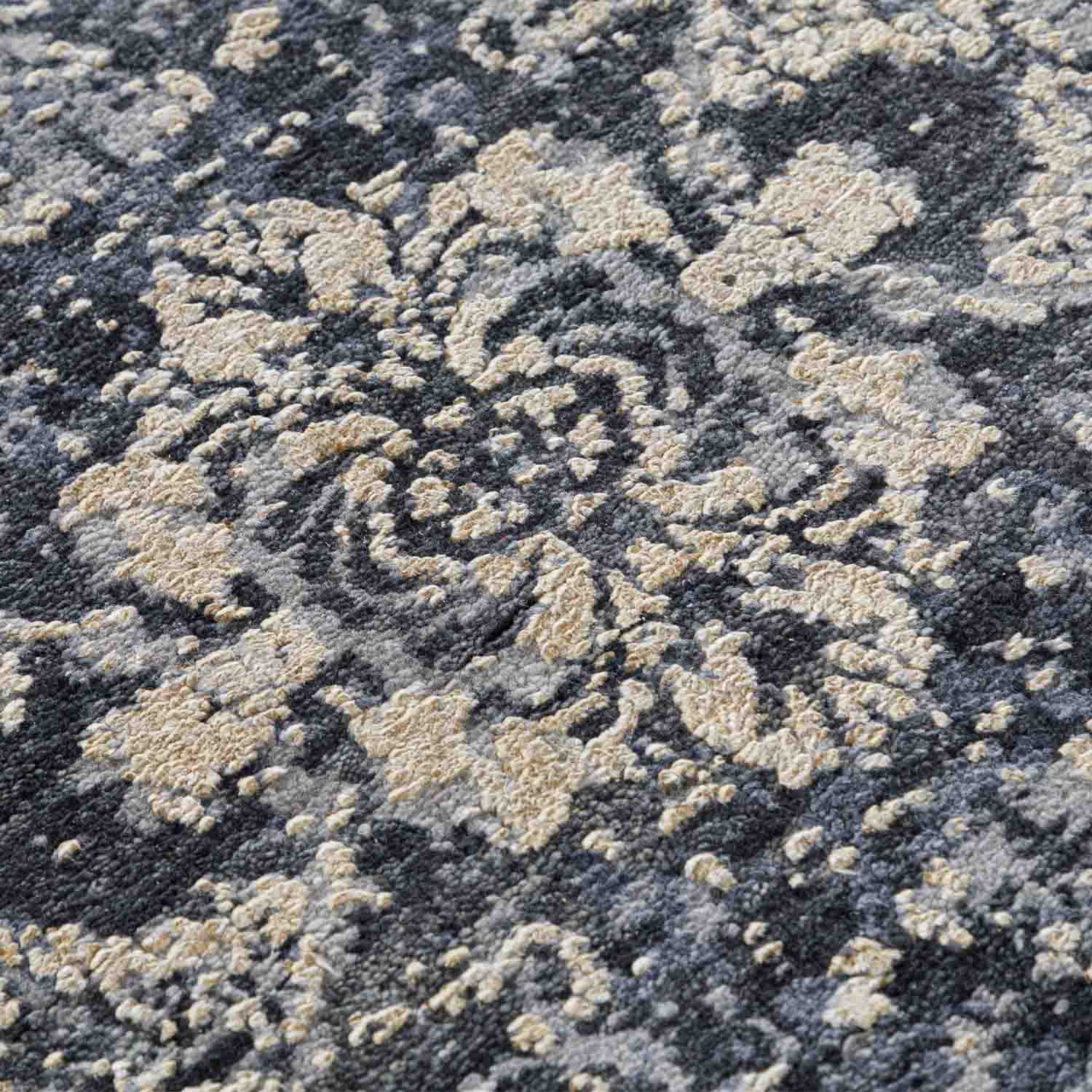 Tempest Hand knotted Woollen  And Silk Rug