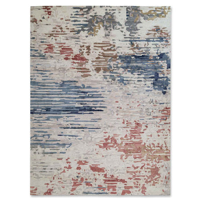 Splice Hand Tufted Woollen And Viscose Rug