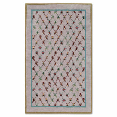 Filigree Feelers Hand Tufted Woollen And Viscose Rug By Varun Rana
