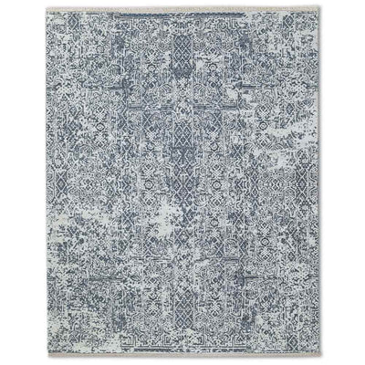 Noor-C Hand Knotted Woollen And Viscose Rug