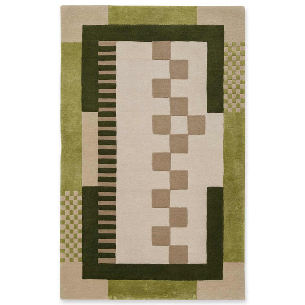 Parak Hand Tufted Woollen And Viscose Rug