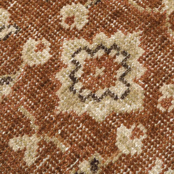 Carob Hand Knotted Woollen  Rug