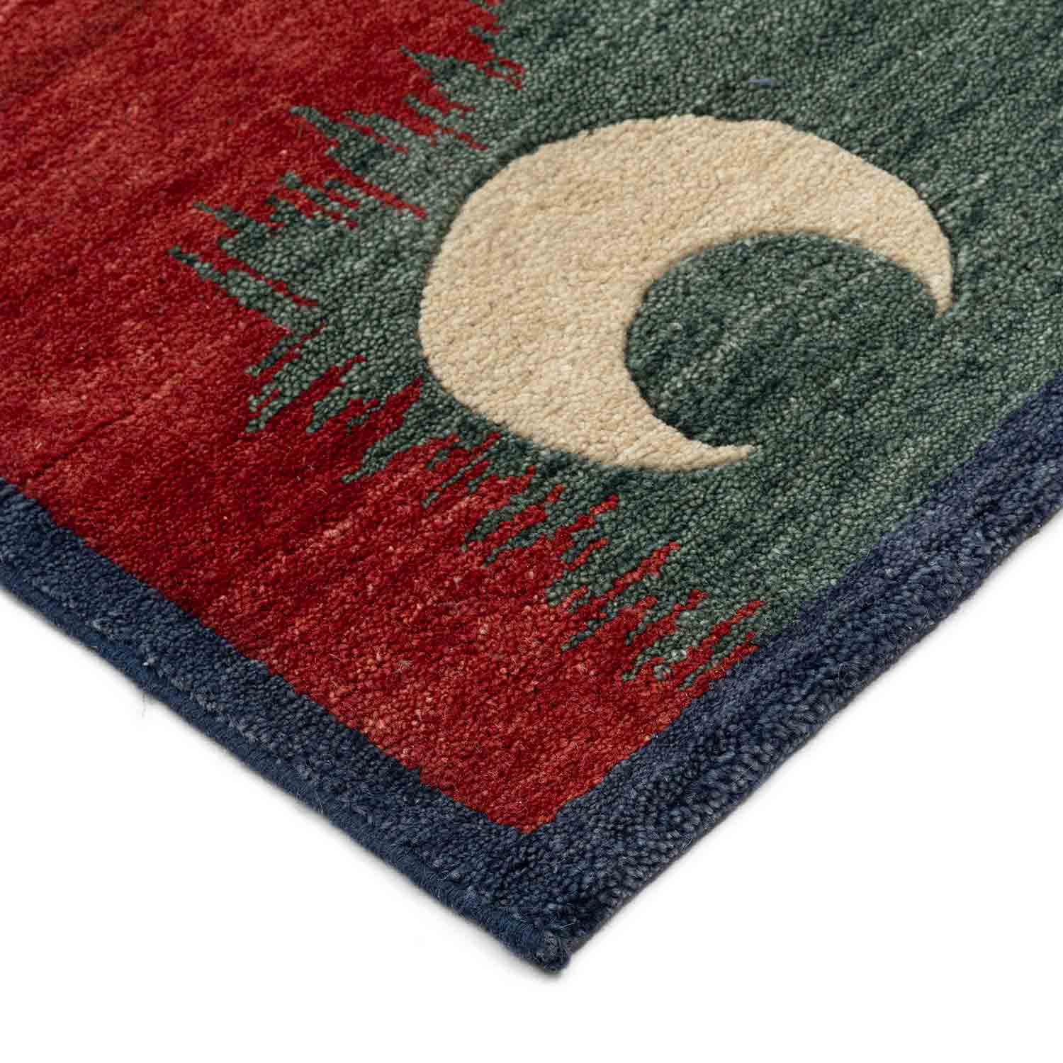 Chandrakala Hand Knotted Woollen Rug