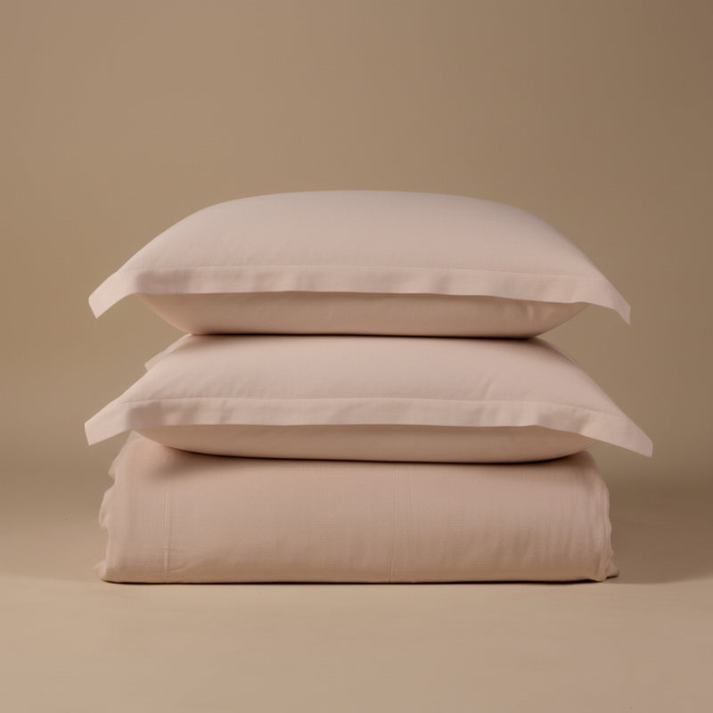 Rose Linen Duvet Cover Set