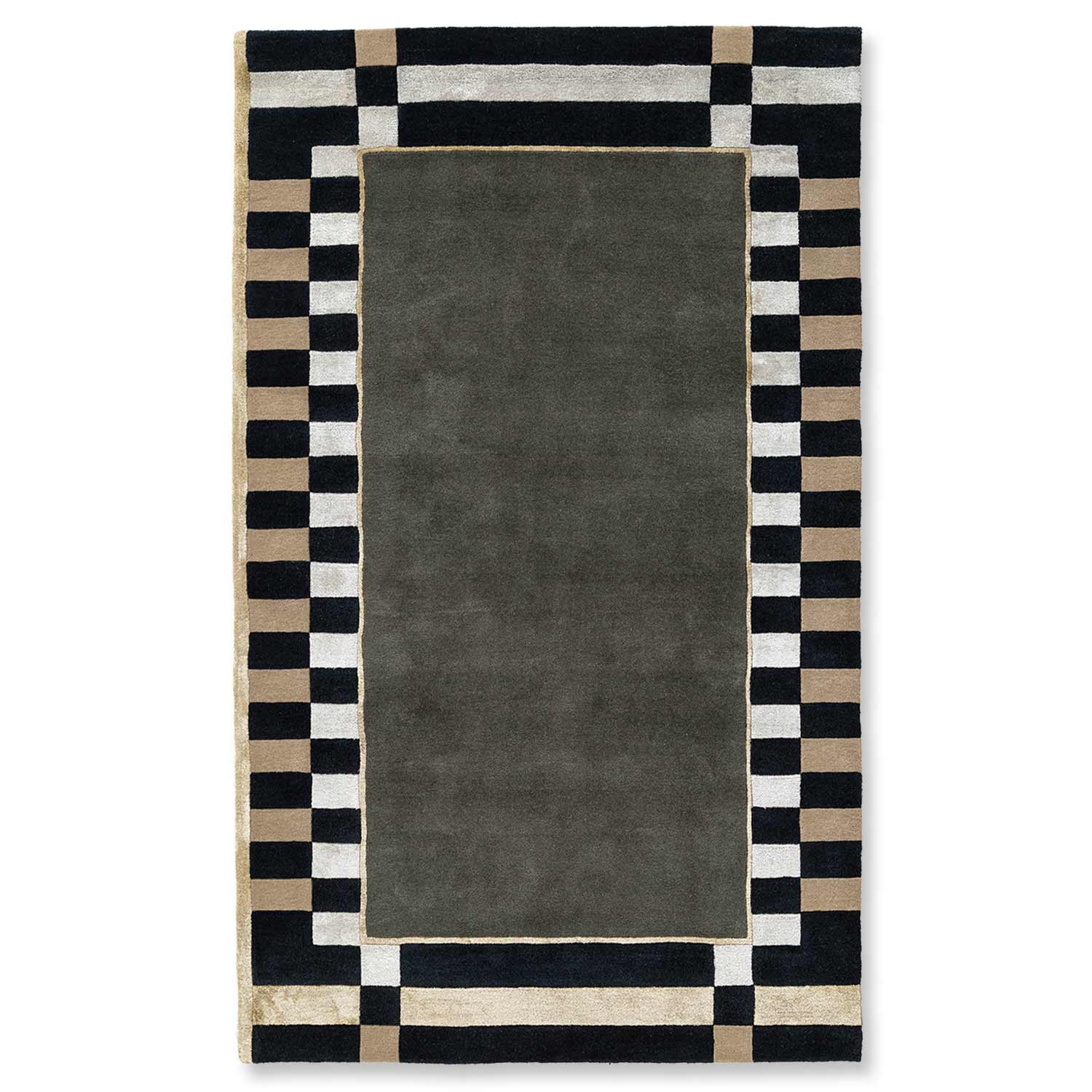 Parpath Hand Tufted Woollen And Viscose Rug