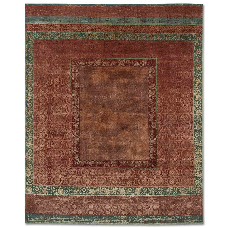 Caftan Hand Knotted Silk Rug