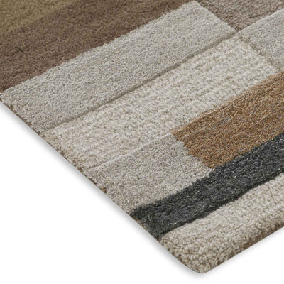 Heqet Hand Tufted Woollen And Viscose Rug