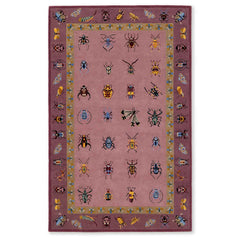 Vitrine Rosa Hand Tufted Woollen And Viscose Rug By Varun Rana