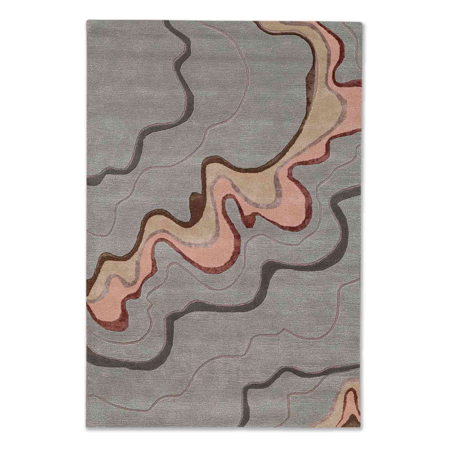 Riverdale Hand Tufted Woollen And  Viscose Rug