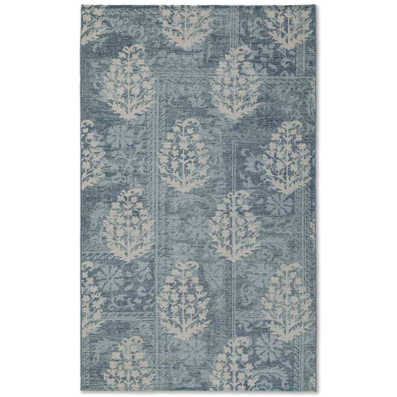 Riyan Hand Knotted Woollen And Cotton Rug
