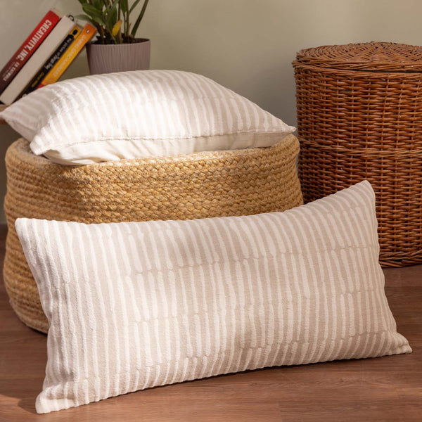 Modura Cotton Jacquard Lumbar Cushion Cover