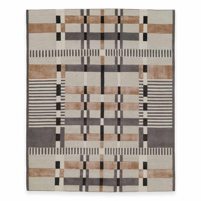 Tsetang Hand Knotted Woollen And Viscose Rug