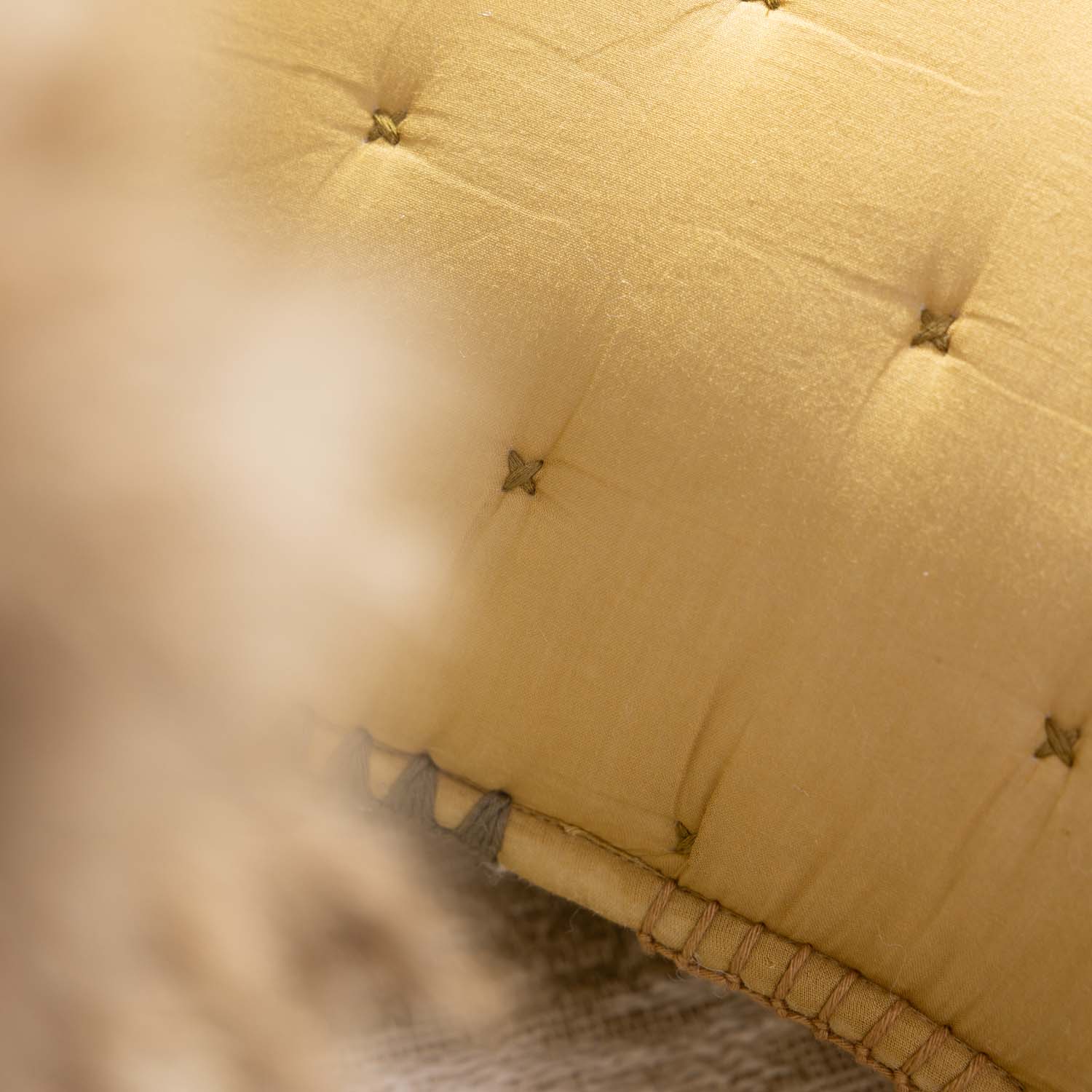 Cotton Voile Embroidered Valkarie Cushion Cover