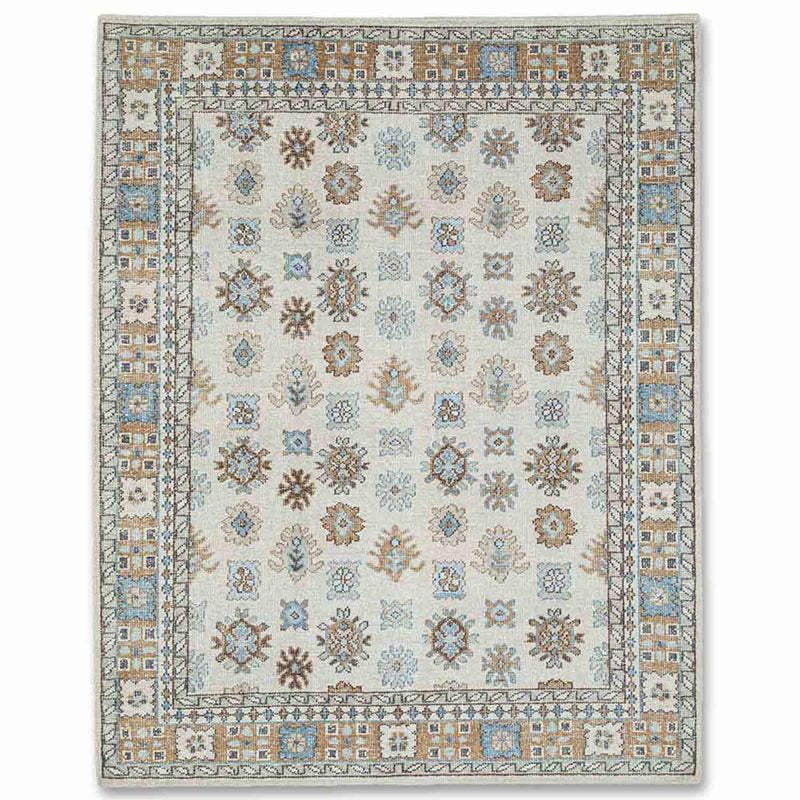 Qashahib  Hand Knotted Woollen And Cotton Rug