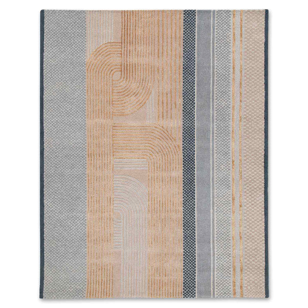 Linea Hand Tufted Woollen And Viscose Rug