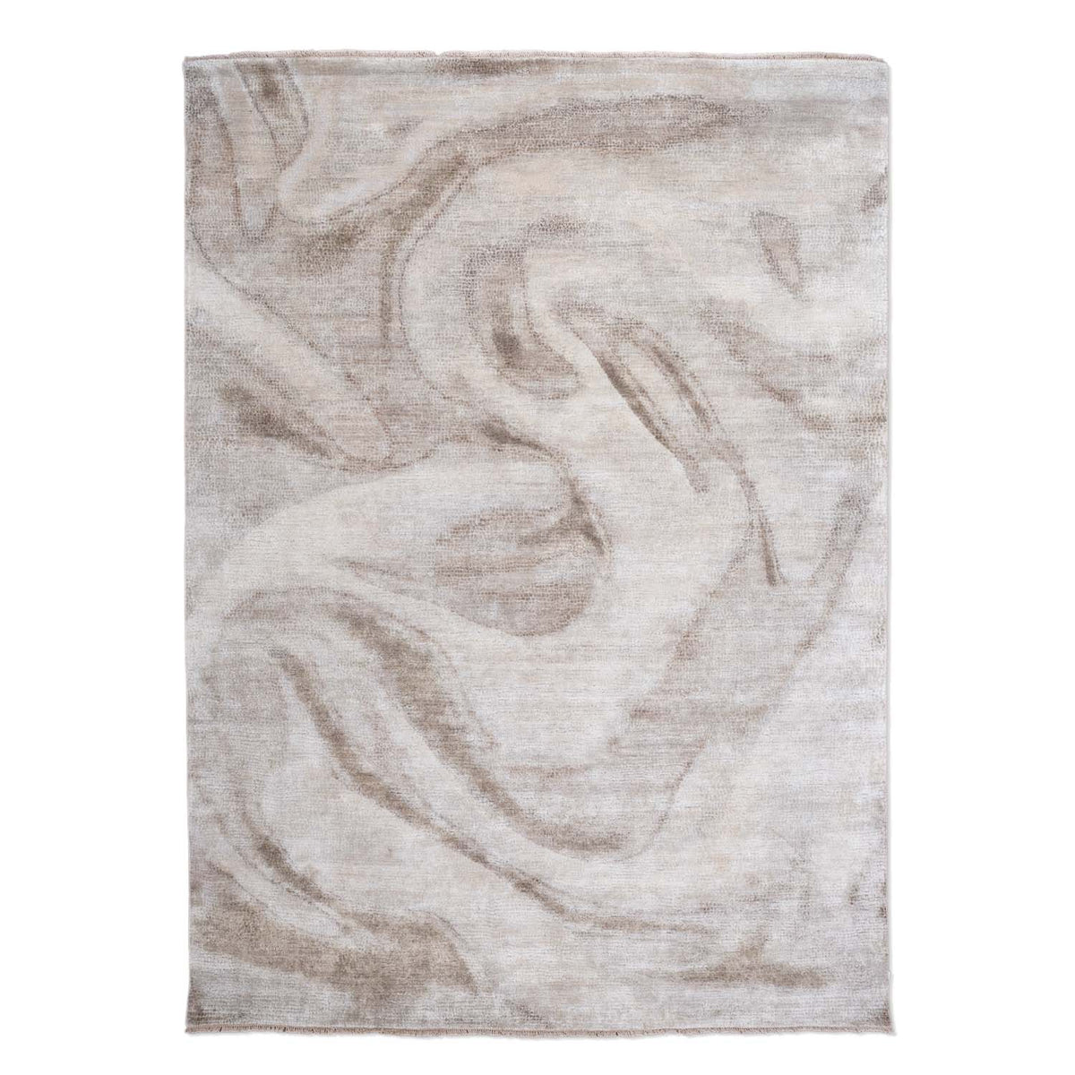 Skylark Hand Knotted Wool And Silk Rug By Luke Irwin