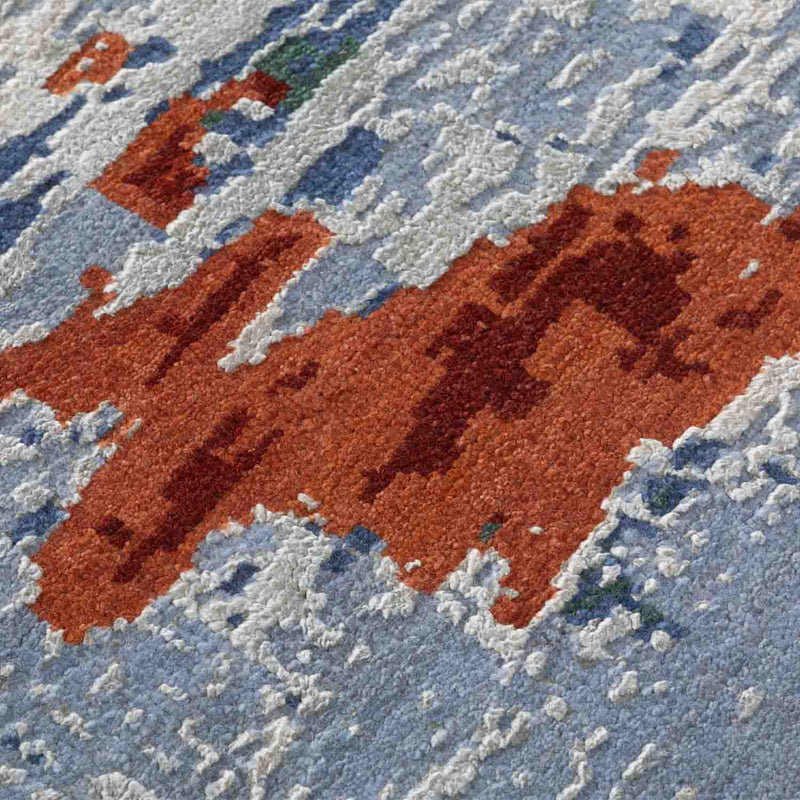 Oceanslade Hand knotted Woollen  And Silk Rug