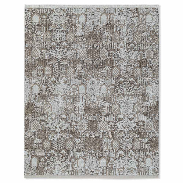 Selcan Hand Knotted Woollen And Viscose Rug