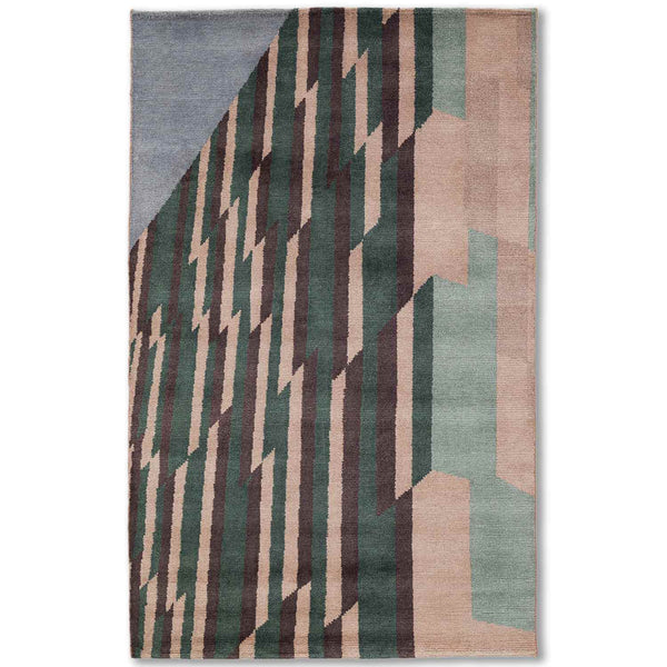 Stellar Hand Knotted Inception Wool Rug By Shripal Munshi