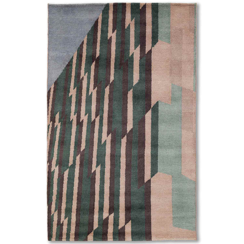 Stellar Hand Knotted Inception Wool Rug By Shripal Munshi