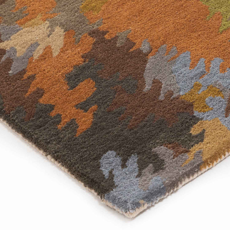 Pinnacles Hand Tufted Woollen And Cotton Rug By Shripal Munshi