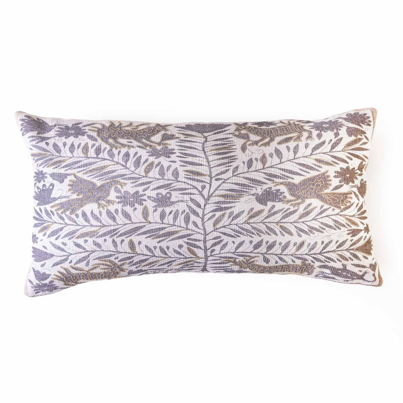 Freida Cotton Slub Digital Printed Lumbar Cushion Cover