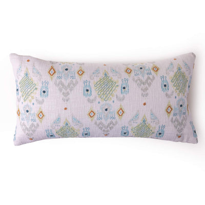 Renee Digtial Printed and Embroidered Lumbar Cushion Cover