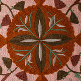 Bukhara Cotton Slub Embroidered Cushion Cover