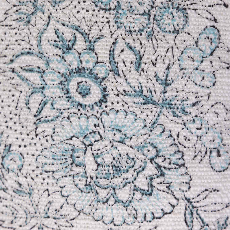 Reese Digital Printed Cotton Chambray Lumbar Cushion Cover