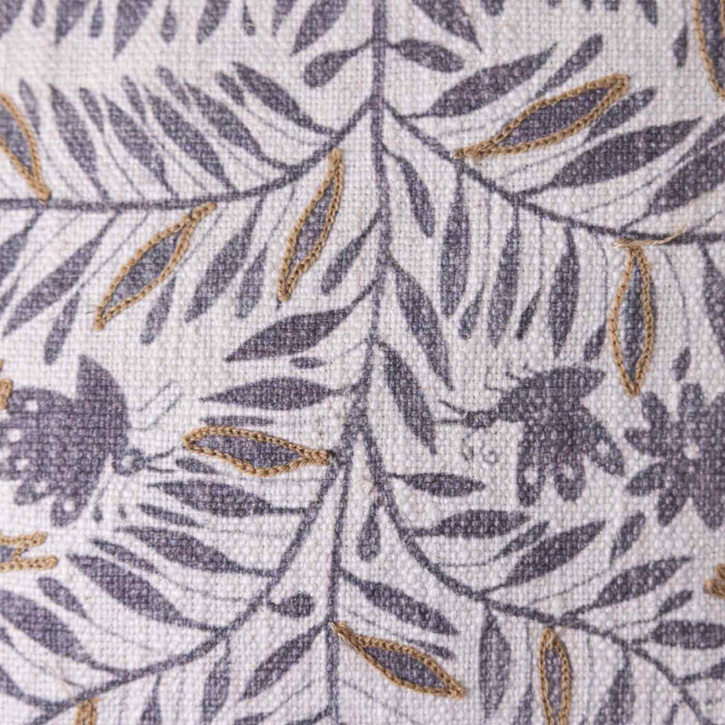 Freida Cotton Slub Digital Printed Lumbar Cushion Cover