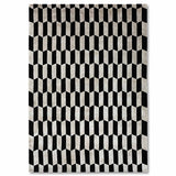 Tibetan Hand Knotted Woollen And Viscose Rug