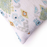 Renee Digtial Printed and Embroidered Lumbar Cushion Cover