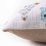 Renee Digtial Printed and Embroidered Lumbar Cushion Cover